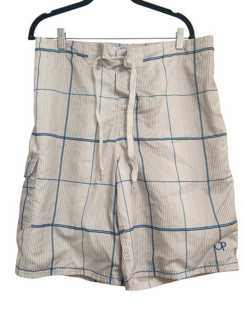 Ocean Pacific Stripe Men's Swim Trunks Size M (32-34)